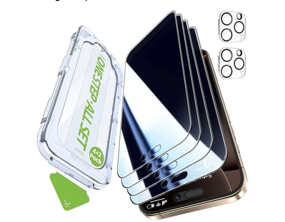iGluz Screen Protector Size 6.3 Inch iPhone 16 Pro Tempered